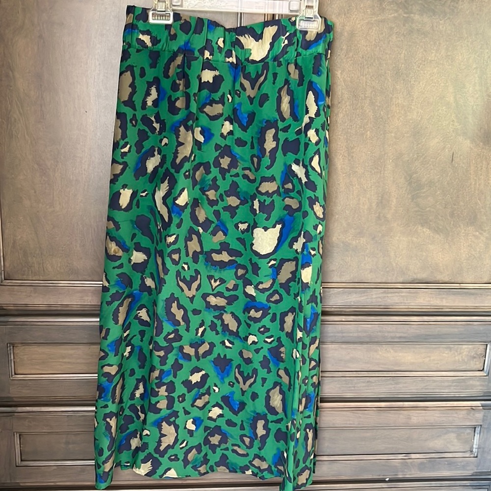 Vanessa and Virginia silky maxi skirt